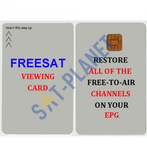 FREESAT VIEWING CARD ACTIVATED FOR PLUS AND HD UK 