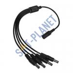 4 way DC Power Splitter Cable for CCTV