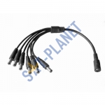 6 way DC Power Splitter Cable for CCTV