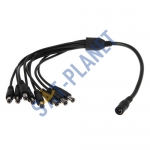 8 way DC Power Splitter Cable for CCTV