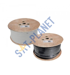  Coaxial Cable RG6 - 250m Wooden Drum image 