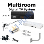 Multiroom Digital TV Box & Aerial Kit